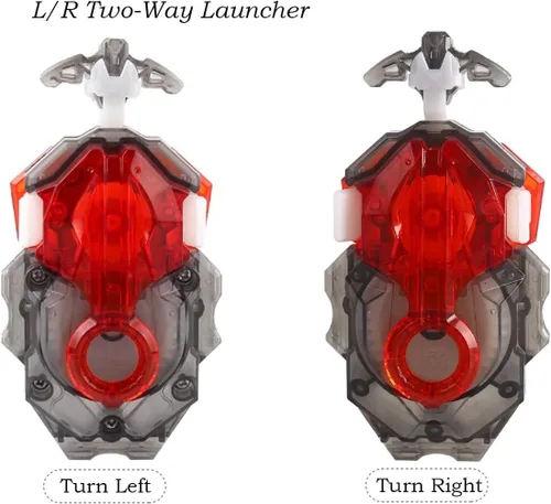 Miniatura 7 de Battling Tops Burst Battle B-188 Guilty Longinus Kr MDS-2 Juguetes Giratorios para Niños con Lanzador Bey Personalizado B-184 (B-188)