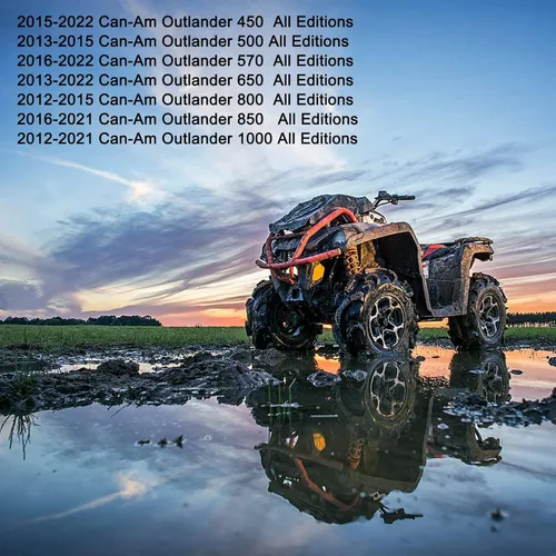 Miniatura 2 de Pastillas de freno para Can-Am Outlander 450 500 570 650 800R 850 1000,2013-2024 Outlander 1000/1000 Max/1000R Max, 17-2024 450/570/850&Max, 13-2024