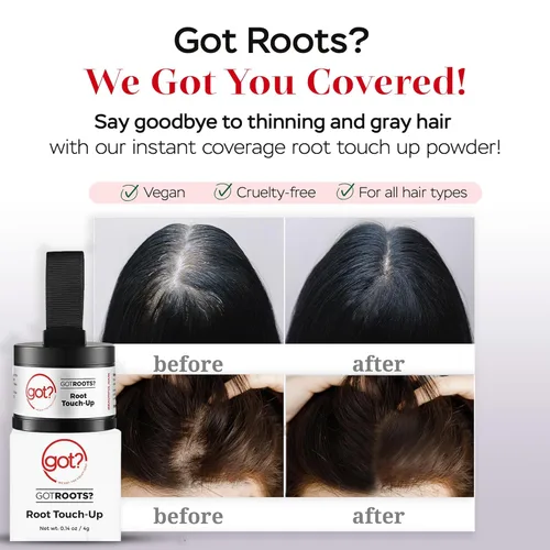 Miniatura 5 de Polvo de cobertura de raíz rubio natural, retoque instantáneo de raíces grises y polvo de línea capilar para cabello rubio natural, funciona