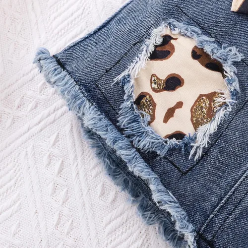 Miniatura 6 de CETEPY Ropa de bebé niña recién nacida manga larga con volantes mameluco pantalones cortos pantalones de leporad diadema trajes para bebés