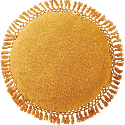 Miniatura 21 de Indigo Ink - Almohada decorativa, almohada de rayas acolchadas con borlas, almohadas decorativas para sofá o cama, decoración bohemia para el hogar