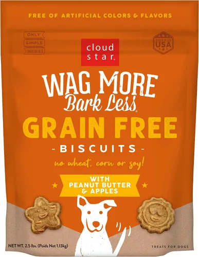 Miniatura 8 de Cloud Star Wag More Bark Less Crunchy - Golosinas para perros sin granos, sabores surtidos, caja de 14 onzas