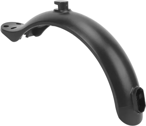 Miniatura 9 de Guardabarros eléctrico para scooter, protector trasero negro duradero con soporte de repuesto de 4 agujeros para viajeros, paseos por la ciudad