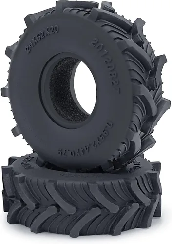 Miniatura 6 de MOHERO - 4 neumáticos de goma para terreno de barro suave de 1.0 pulgadas, neumáticos de rueda 1.0 para 1/24 Axial SCX24 Bronco Gladiator Deadbolt