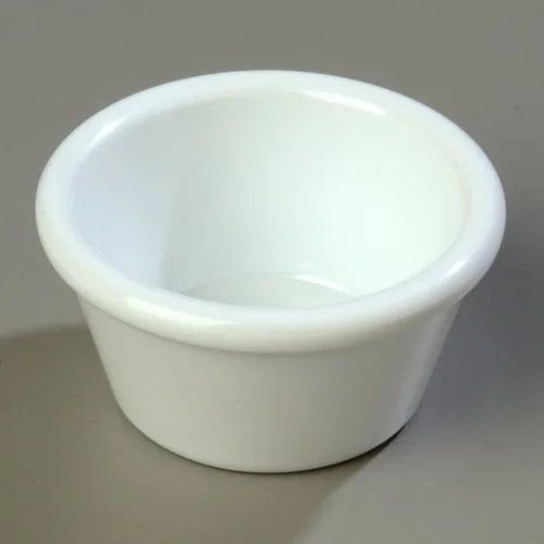 Miniatura 8 de CFS 085202 - Ramequin suave de melamina, capacidad de 2 onzas, color blanco (caja de 72)