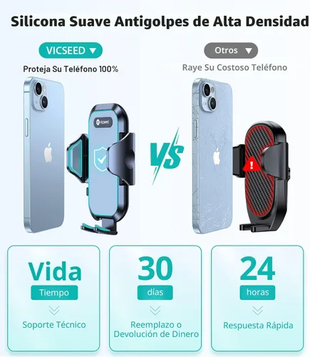 Miniatura 9 de VICSEED [N.º 1 en succión potente] [Estabilidad de grado de carreras de rally] Soportes para teléfonos para su automóvil 2025 Soporte para teléfonos