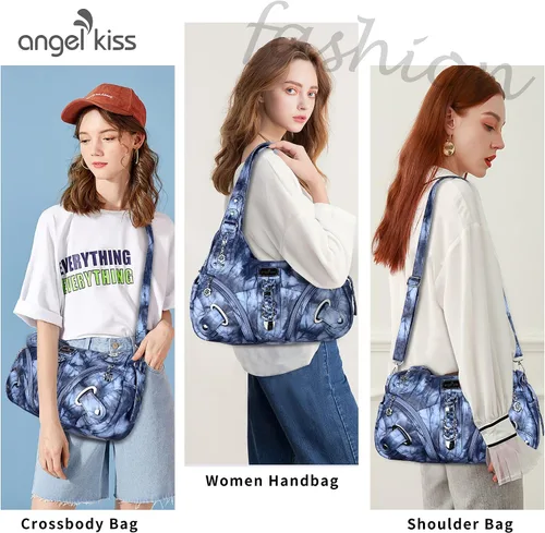 Miniatura 6 de Angelkiss Hobo Carteras y bolsos para mujeres Bolso de mano para mujeres Carteras grandes Bolsos de hombro diarios Purses, handbags, Handbag