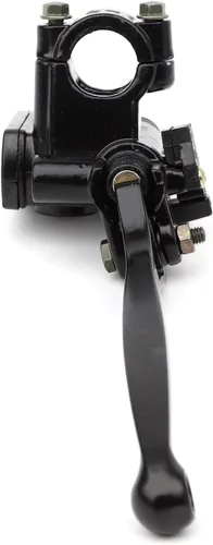 Miniatura 7 de Ensamble de cilindro maestro de freno de motocicleta mokuo para lado izquierdo con palanca de freno, agujero para retrovisor de 8 mm y manillar