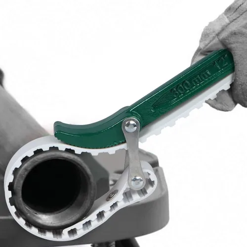 Miniatura 6 de Skelang Llave de correa ajustable, llave de correa de alambre de acero multiusos de 12 pulgadas para reemplazar filtro de agua, filtro de aceite