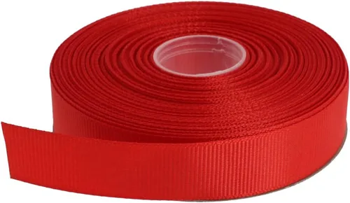 Miniatura 38 de Cinta de grogrén sólido de 25 yardas cada rollo, borde tejido 100% poliéster (1/4 pulgada, beige)