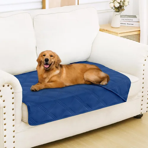 Miniatura 144 de Smiry Funda Impermeable para Cama de Perro, Manta Suave Reversible para Mascotas, Lavable a Prueba de Fugas para Gatos y Perros, Funda para Sofá