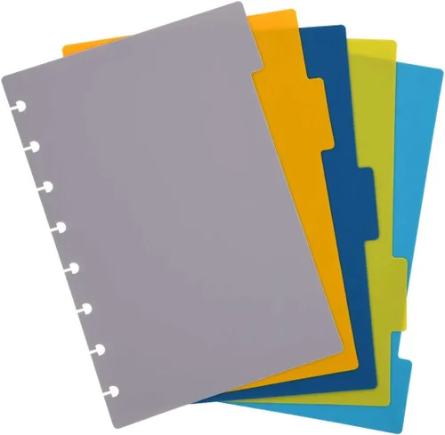 Miniatura 4 de Talia - Cuadernos de notas con tapas, planificador, personalizables, (Azul de Verano, Junior (5.5 pulgadas x 8.5 pulgadas)) Azul verano