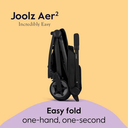 Miniatura 4 de Joolz Aer2 - Cochecito de viaje ligero para bebés y niños pequeños, cochecito plegable ultracompacto con una sola mano, asiento reclinable, toldo