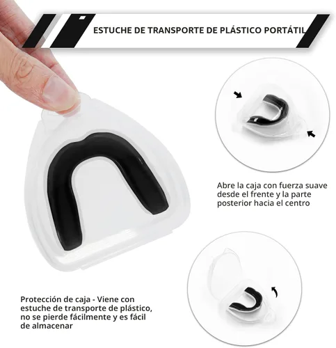 Miniatura 5 de LPONJAR Paquete de 5 protectores bucales para niños pequeños y jóvenes, protector bucal deportivo moldeable con estuche para niños y niñas, ideal