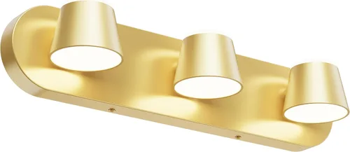 Miniatura 10 de URSOLA Luz de Tocador de Baño de 2 Luces, Accesorios de Iluminación de Pared LED Negros, Orientables Arriba y Abajo, Regulables, Accesorios