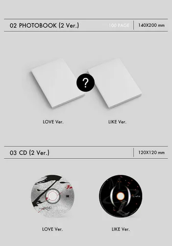Miniatura 2 de OMEGA X Love Me Like 2nd Mini Album (LOVE + LIKE 2 Ver SET. )