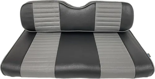 Miniatura 34 de Huskey - 4 fundas de asiento para carrito de golf delanteros y traseros para Club Car Precedent 2004+, modelos Tempo 2017+ G&E, negro de dos tonos