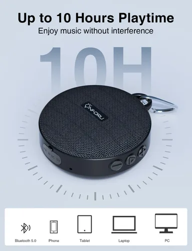 Miniatura 8 de Altavoz Bluetooth portátil Onforu para bicicleta, impermeable IP65, mini altavoces de ducha al aire libre para viajes, altavoz inalámbrico