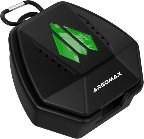 ARGOMAX Funda protectora de labios deportiva con clip, almacenamiento especializado de protectores bucales con protección labial. Compatible con