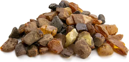 Miniatura 3 de Piedras ámbar crudas – Piedra de ámbar suelta natural sin pulir hecha a mano certificada para manualidades de joyas y pulido de cuentas - Amber