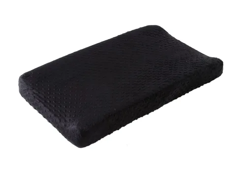 Miniatura 5 de Funda para cambiador, sábanas suaves para cambiador para bebé, niño y niña, funda para cambiador de pañales para almohadilla de 32"/34" x 16" (negro)