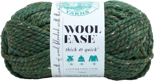 Miniatura 67 de Lion Brand Yarn - Ovillo de lana Wool-Ease Thick & Quick color fuerza aérea
