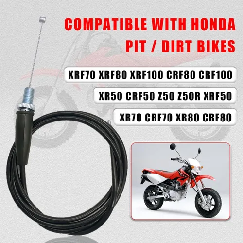 Miniatura 2 de Cable del acelerador de 46 pulgadas para Honda CRF50 XR50 Z50 Z50R XR70 CRF70 XR80 CRF80 XR100 CRF100 50cc 70cc 90cc 110cc 125cc 140cc motor de 4
