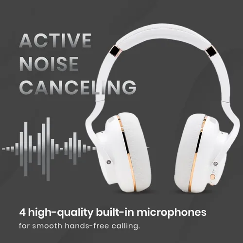 Miniatura 7 de WAVV Element Active - Auriculares inalámbricos con cancelación de ruido Bluetooth con micrófono, graves profundos, carga rápida de 40 horas