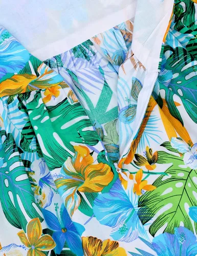 Miniatura 319 de Vestido de verano para niña, de algodón, con diseño floral