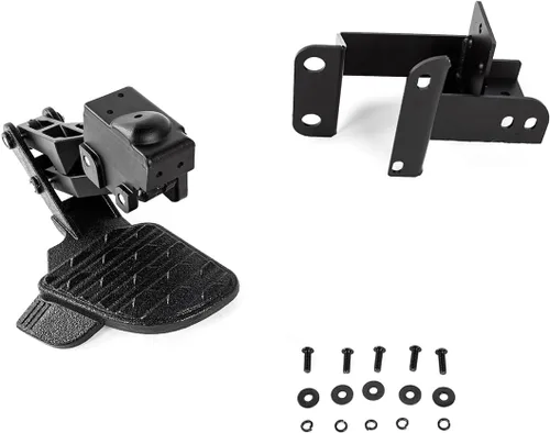 Miniatura 6 de Escalón de Cama de Camión Retráctil para Parachoques Trasero Compatible con F150 2015-2023, Escalón Plegable para Portón Trasero con Revestimientos