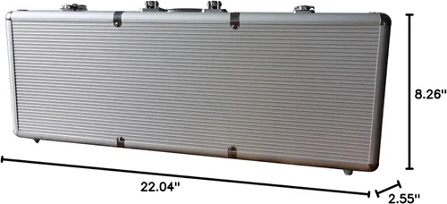 Miniatura 6 de SEETOOOGAMES 500pcs Capacity Empty Aluminum Poker Chip Case Only