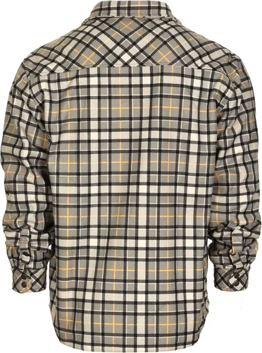 Miniatura 3 de Gioberti Chaqueta de franela a cuadros para hombre con forro de terciopelo