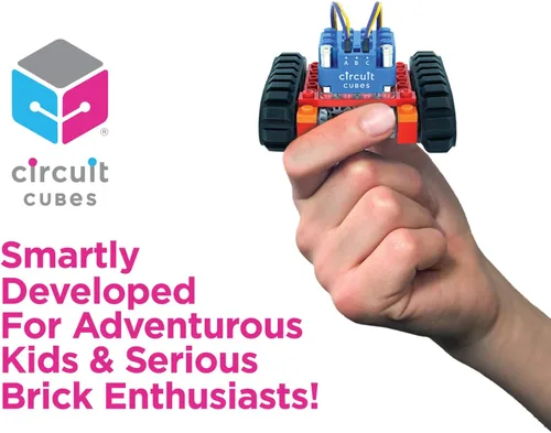 Miniatura 5 de Circuit Cubes Bluetooth Upgrade+ Kit de construcción de juguete electrónico compatible con la mayoría de bloques de construcción STEM Toy Learning