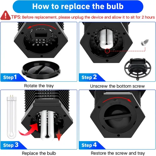 Miniatura 7 de Klahaite Bombilla de repuesto para lámpara de 15 W para matadores de insectos, bombillas de luz para insectos para K15, X3, T6, T8, T9, matador