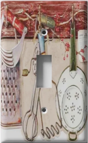 Miniatura 3 de Dos interruptores/una placa de receptáculo dúplex - Utensilios de cocina Combo de dos palancas/dúplex simple