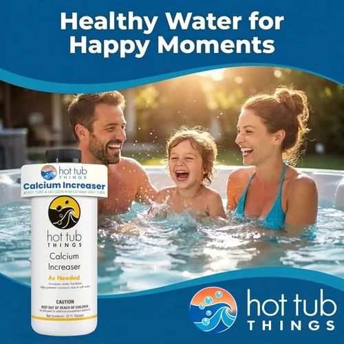 Miniatura 4 de Hot Tub Things Aumento de calcio, potenciador líquido de dureza del agua de spa para bañera de hidromasaje y spa, apoya la longevidad del