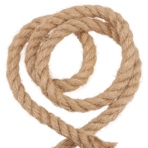 Miniatura 4 de Cuerda de yute natural de 100 pies y 1/2 pulgada de grosor, cuerda de cáñamo fuerte de 0.472 in x 98.4 ft, cuerda gruesa para jardinería
