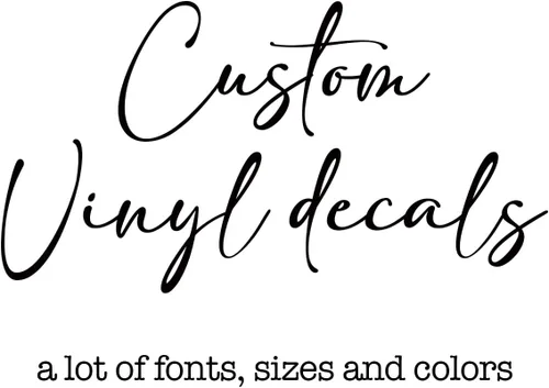 Calcomanías de vinilo personalizadas, calcomanías personalizadas, para automóvil, barco, bicicleta, motocicleta, ventana, laptop, botella,