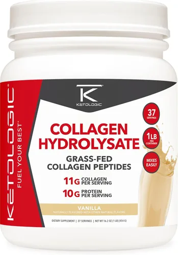 Miniatura 6 de Ketologic Colágeno alimentado con pasto (sabor a chocolate 1 LB)