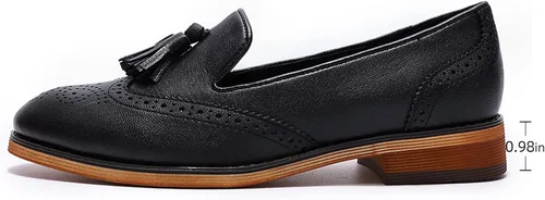 Miniatura 2 de Mona Flying - Mocasines de cuero planos informales para mujer