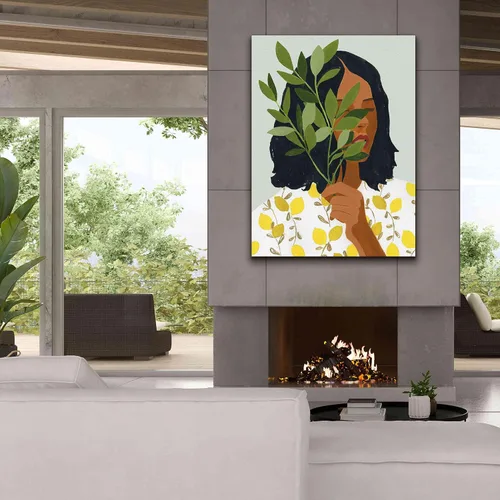 Miniatura 7 de Epic Graffiti 'Botany Portrait I' de Victoria Barnes, lienzo giclée, arte de pared, 40 x 54 pulgadas
