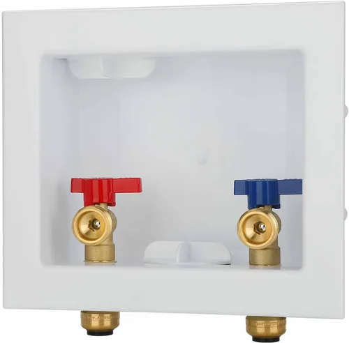 LI-550-11 - Caja de salida para lavadora a presión para conectar con drenaje central, entrada de 1/2 pulgada para conectar x salida de rosca macho