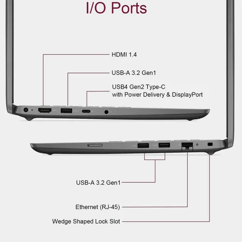 Miniatura 6 de Laptop Dell Latitude 3450 Business (14 pulgadas FHD antirreflejo, Intel Core i3-1315U (> i5-1235U), 16 GB DDR5 RAM, 512 GB SSD), retroiluminación