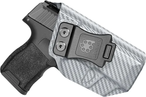 Miniatura 9 de Amberide IWB Funda Kydex para SIG Sauer P365 / P365 SAS / P365X, transporte oculto, opciones MOS y no MOS disponibles, inclinación ajustable