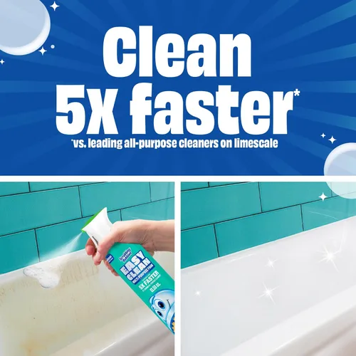 Miniatura 2 de Limpiador multiusos de baño con espuma fácil de limpiar Scrubbing Bubbles, botella de spray continuo, espuma de acción rápida, 13.58 onzas