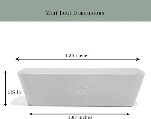 Miniatura 7 de The Silicone Kitchen - Moldes de silicona individuales para pan mini - Reutilizables, no tóxicos, libres de BPA, aptos para lavavajillas, accesorios