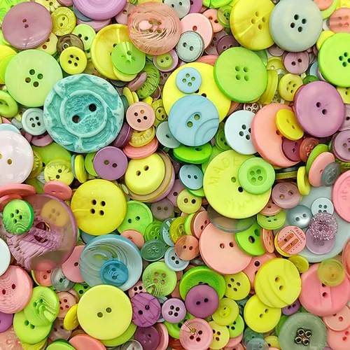 Miniatura 18 de 1600 botones negros de varios tamaños para manualidades, surtido de botones de manualidades mixtos a granel