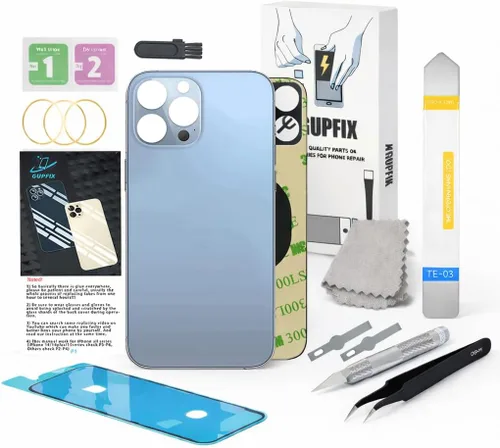 Miniatura 27 de Reemplazo de cristal trasero para iPhone 15Pro Max con herramientas Repir Big Hole OEM Rear Cover Glass Pre-Installed Internal Parts Easier