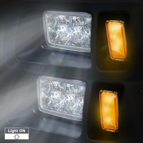 Miniatura 5 de Kit de faros delanteros LED DS para carrito de golf, compatible con Club Car DS 1993-UP para lado del pasajero, reemplazo de 12 V, kit de faros