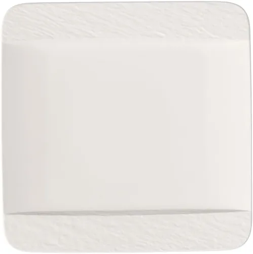 Miniatura 7 de Villeroy & Boch Manufacture Rock Blanc - Plato rectangular para carne, pescado y verduras, porcelana premium